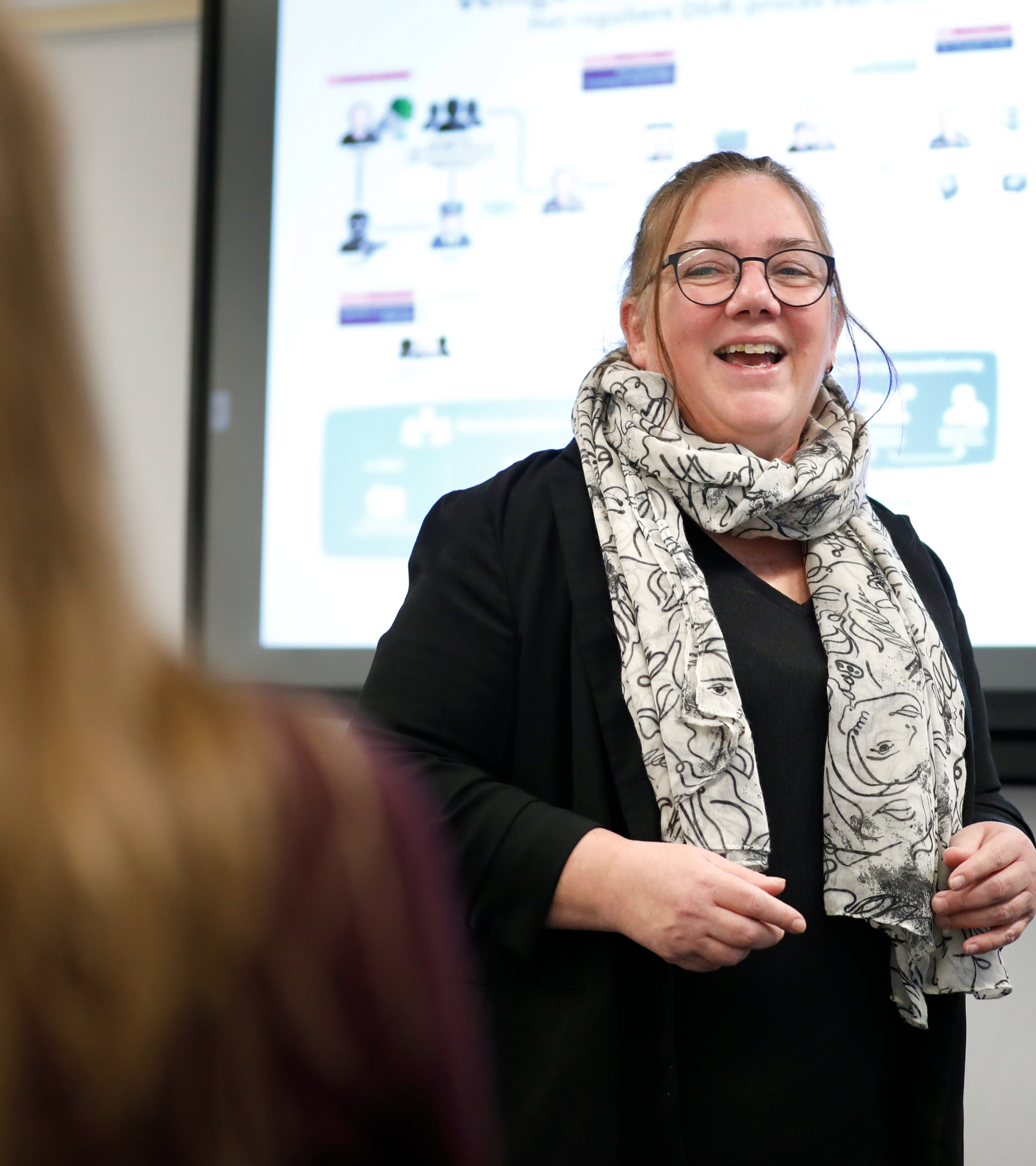 "Mijn praktijkervaring is goud waard tijdens de lessen"